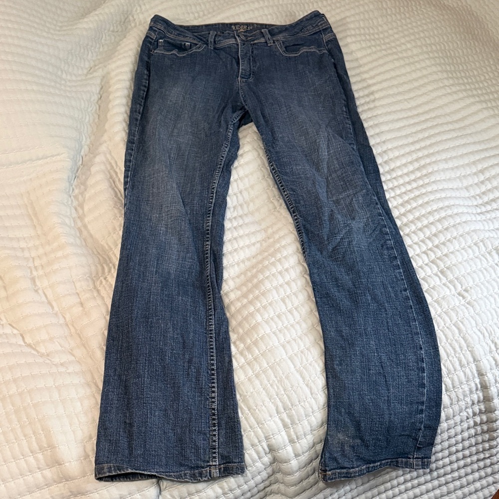 Riders by Lee Women's Boot Cut Jeans in Deep Blue